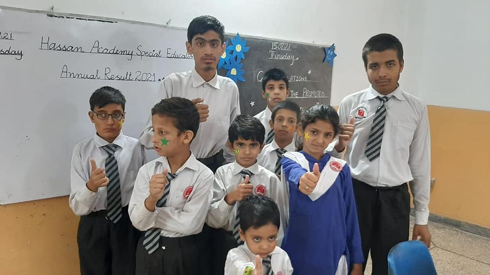Hassan Academy students at annual result